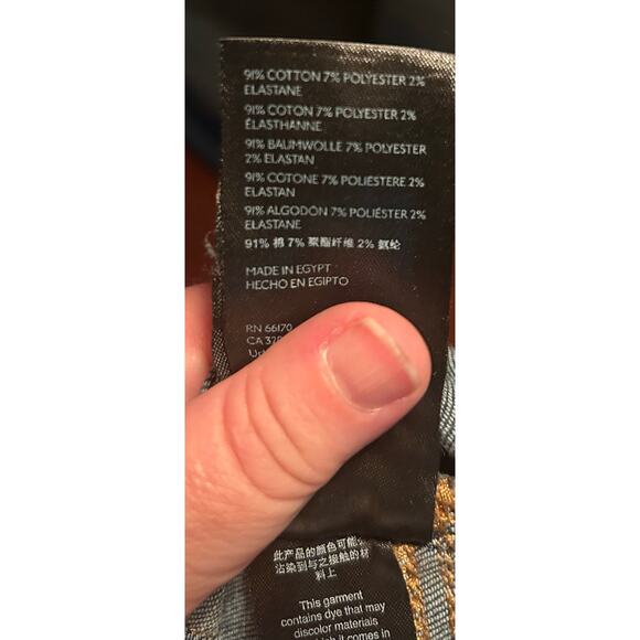 We The Free Size 28 Jayde High Rise Flare Leg Jean Blue Denim FREE PEOPLE - Picture 5 of 5